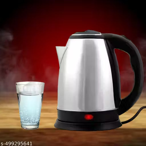 Fancy Hot Plus Stainless Steel Electric Kettle Jug, 1.5L (1350W, Auto Shut-Off, Made in India)